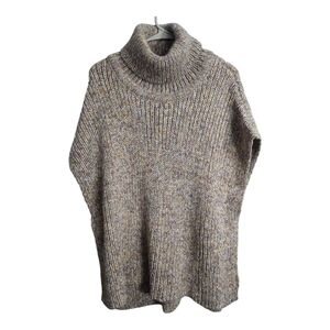 LOFT Marles Pullover Turtleneck Poncho Preppy Business Boho‎ Casual Sweater XS/S